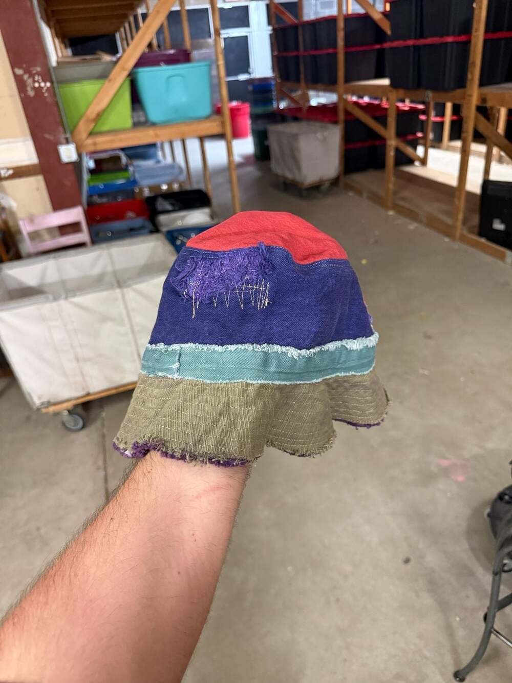 Davidson Studio Multicolor Patchwork Bucket Hat - Picture 2 of 6